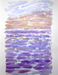 Evening's Glow. NT 2014. 380x565mm