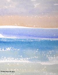 Dusk at Low Tide. 220x310mm