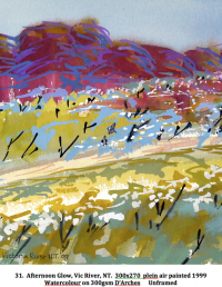 Afternoon Glow, Vic River, N.T. 300x270