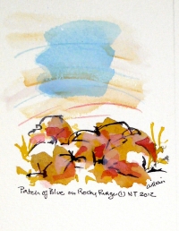 Patch of Blue on Rocky Ridge (1). 180x125