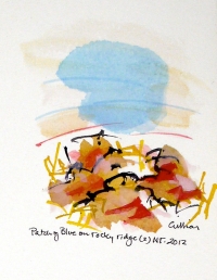 Patch of Blue on Rocky Ridge (2). 180x125